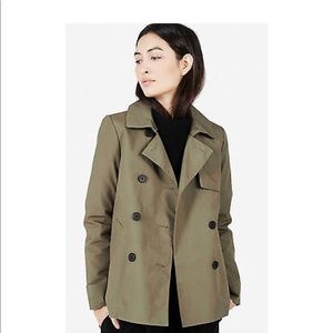 Everlane trench coat- Olive Green, Extra Small